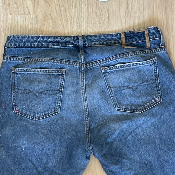 Unique Polo Ralph Lauren distressed , stitched and paint splatter jeans. Size 31 - Picture 7 of 13